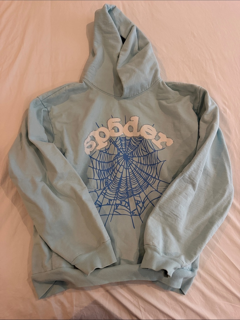 SP5DeR LIGHT BLUE HOODIE